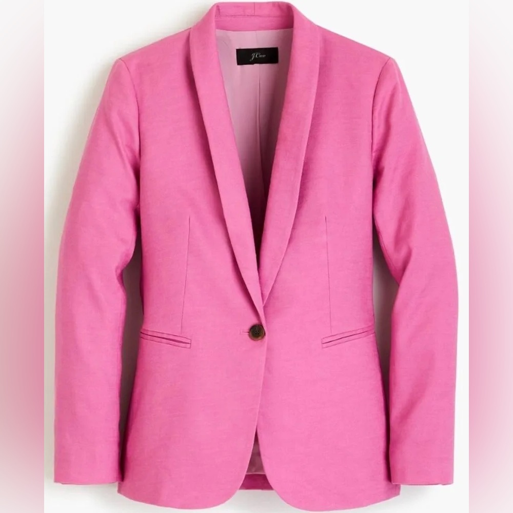 J. Crew Vibrant Pink Women's Parke Blazer